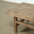 Vintage Coffee Table 51.2Wx26.4Dx16.5H Walnut Wood Top Weathered Natural