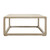 Ming Square Coffee Table Weathered Whitewash 39x39