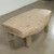 Approx. 44 Inches Wide Live Edge Vintage Coffee Table Weathered Natural Oak