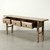 Approx. 87 Inches Vintage Console Table with Four Drawers Weathered Natural