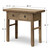 Vintage Entry Table with Two Drawers Elmwood 38.2"W17.7"D32.7"H
