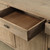 Approx. 79" Rustic Natural Wood Sideboard–3 Drawers & 3 Doors Weathered Natural