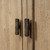 Approx. 79" Rustic Natural Wood Sideboard–3 Drawers & 3 Doors Weathered Natural