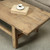 Vintage Coffee Table 63x23.6x17.7H Weathered Natural
