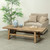 Vintage Coffee Table 63x23.6x17.7H Weathered Natural