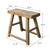 Approx. 24" Wide 10" Deep Vintage Accent Table Elmwood Weathered Natural