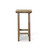 Approx. 17.3" Wide 10.6" Deep Vintage Bar Stool Weathered Natural