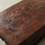 Antique table with 3 drawers 42.9x16.1x16.5H