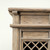 Approx 77" High Vintage Lattice Door Cabinet Weathered Natural