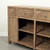 Approx. 120" Wide Vintage Sideboard with 7 Drawers Weathered Natural