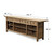 Approx. 104" Wide Vintage Sideboard with 6 Drawers Weathered Natural