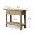 Approx 43" Wide Console with Two Drawers Weathered Natural