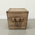 Vintage Storage Trunk Coffee Table with Iron Stapples 42"W 21"D