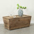 Vintage Storage Trunk Coffee Table with Iron Stapples 42"W 21"D