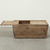 Vintage Storage Trunk Coffee Table with Iron Stapples 42"W 21"D