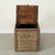 Vintage Storage Trunk Coffee Table with Iron Stapples 41"W 24"D
