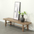 Vintage Coffee Table 73.6x20.5x17.7H Weathered Natural Warm Wood Tone