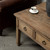 Vintage Coffee Table with Two Drawers Weathered Natural 27.6x26.4x20.1H