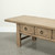 Approx 84" Wide Vintage Table with Five Drawers, Weathered Natural