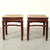 Pair of Antique Side Table 17.7x17.7x20.1H Elmwood
