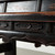 Elmwood Bench with Distressed Black 71.3x17.7x40.6H