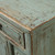 Approx 43" Wide Cabinet with Two Drawers Distressed Soft Blue