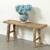 Approx. 44.9" Long Vintage Bench Weathered Natural