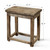 Vintage Rectangular Table  Approx. 17.7" Wide  11.4" Deep 19.7" High Weathered Natural