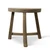 Vintage Saddle Stool Approx.18.9" Wide 10.2" Deep 19.3"High  Weathered Natural