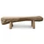 Approx. 69.3" W 19.7"D Live Edge Slab Coffee Table Weathered Natural