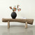 Approx. 69.3" W 19.7"D Live Edge Slab Coffee Table Weathered Natural