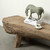 Approx. 93.7" W 14.2"D Live Edge Slab Bench Table Weathered Natural