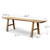 Vintage Bench Approx. 66 Inches Wide 14 Inches Deep Weathered natural