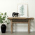 Approx. 59.4" Wide 16.1" Deep Vintage Console Table Weathered Natural