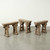 Vintage Noodle Bench 26.4x5.9x19.7H with Rustic Top