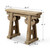 Vintage Noodle Bench 26.4x5.9x19.7H with Rustic Top