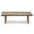 Approx. 64.2 Inches Wide 22.4 Inches High Live Edge Vintage Bench Weathered Natural