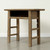 Approx.39.8 Inches Vintage Table with Storage Weathered Natural