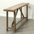 Elmwood Vintage Console Table Weathered Natural Approx. 79-87Wx15-20Dx33H