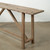 Elmwood Vintage Console Table Weathered Natural Approx. 79-87Wx15-20Dx33H