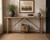 Elmwood Vintage Console Table Weathered Natural Approx. 79-87Wx15-20Dx33H
