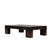 Ravello Rectangular Coffee Table-67" Distressed Black