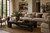 Ravello Rectangular Coffee Table-67" Distressed Black