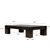 Ravello Rectangular Coffee Table-67" Distressed Black