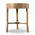 20.9 Inches Round Side Table Weathered Natural Size Vary