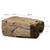 Approx. 39.4 Inches Wide Live Edge Vintage Coffee Table Weathered Natural