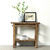Approx. 37.4 Inches Long Console with Shelf Weathered Natural