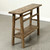Approx. 44.5 Inches Long Console with Shelf Weathered Natural