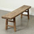 Vintage Bench Approx. 65 Inches Wide 13 Inches Deep Weathered natural