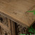 Antique  entrance table with 5 drawers 42.1"x17.7"x33.9"H Elmwood